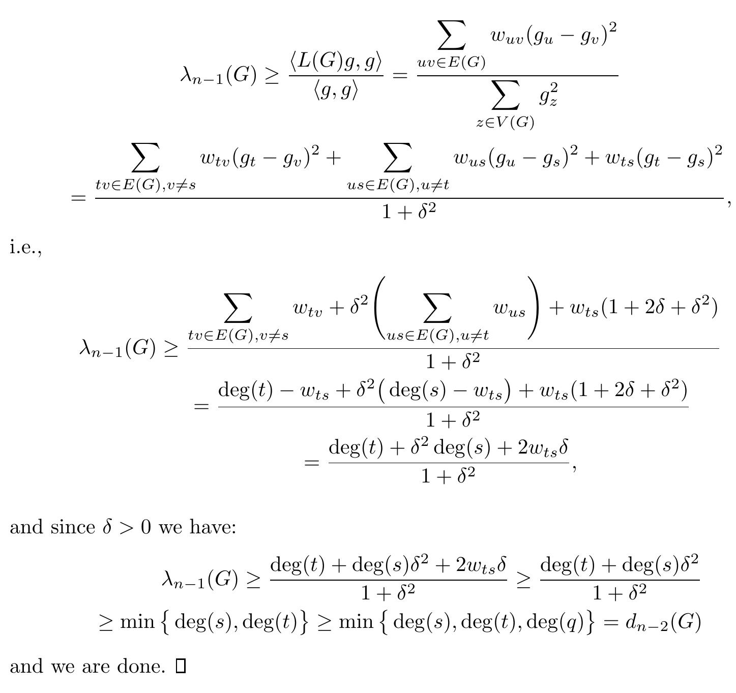 (PDF) A lower bound for the second largest Laplacian eigenvalue of ...