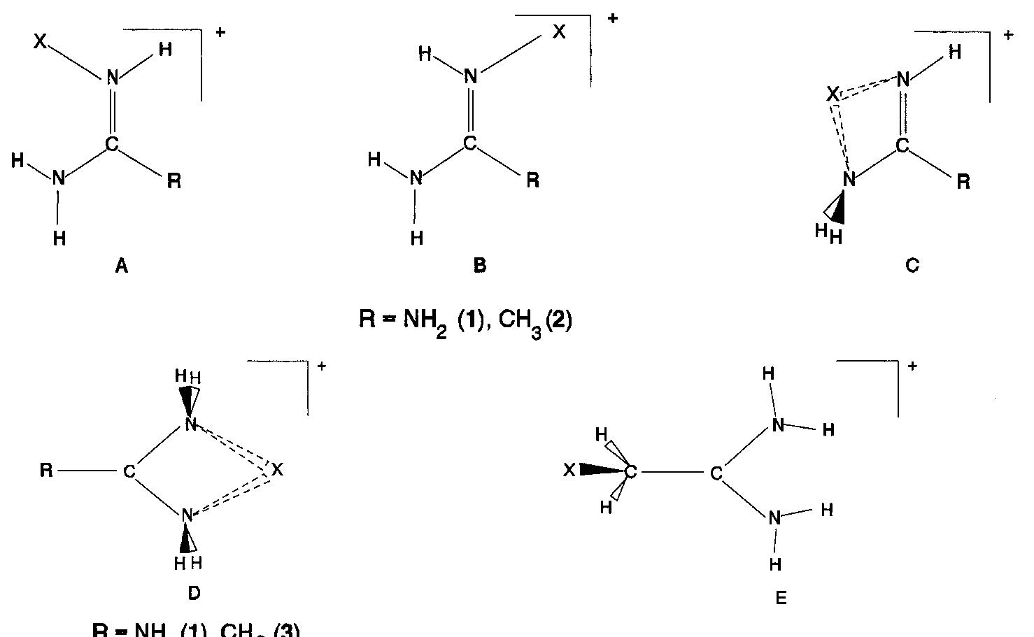 Different Complexes Schematic structures of the different complexes which can be