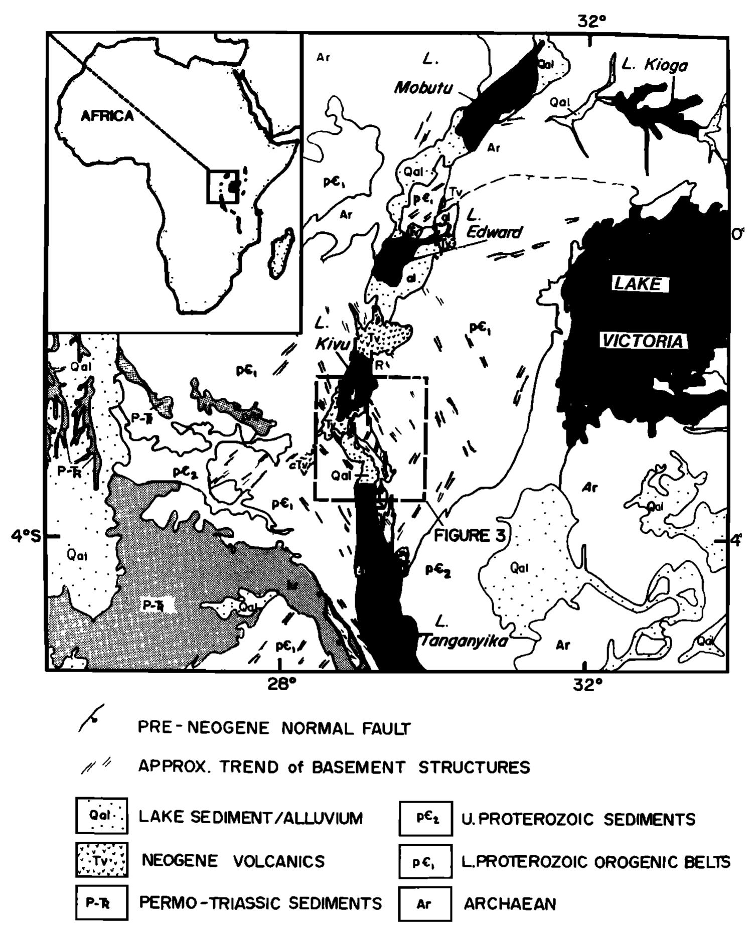 Kivu Rift (PDF) Geometric and kinematic development of border faults and ...