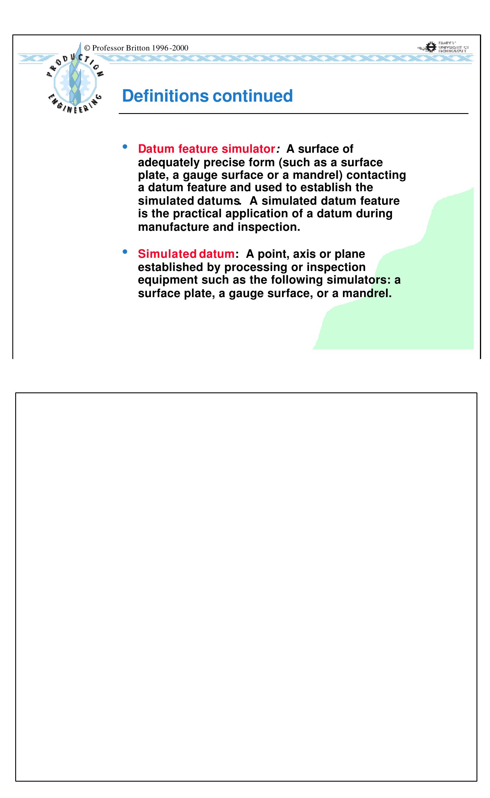 Figure 73 - Geometric Dimensioning and Tolerancing