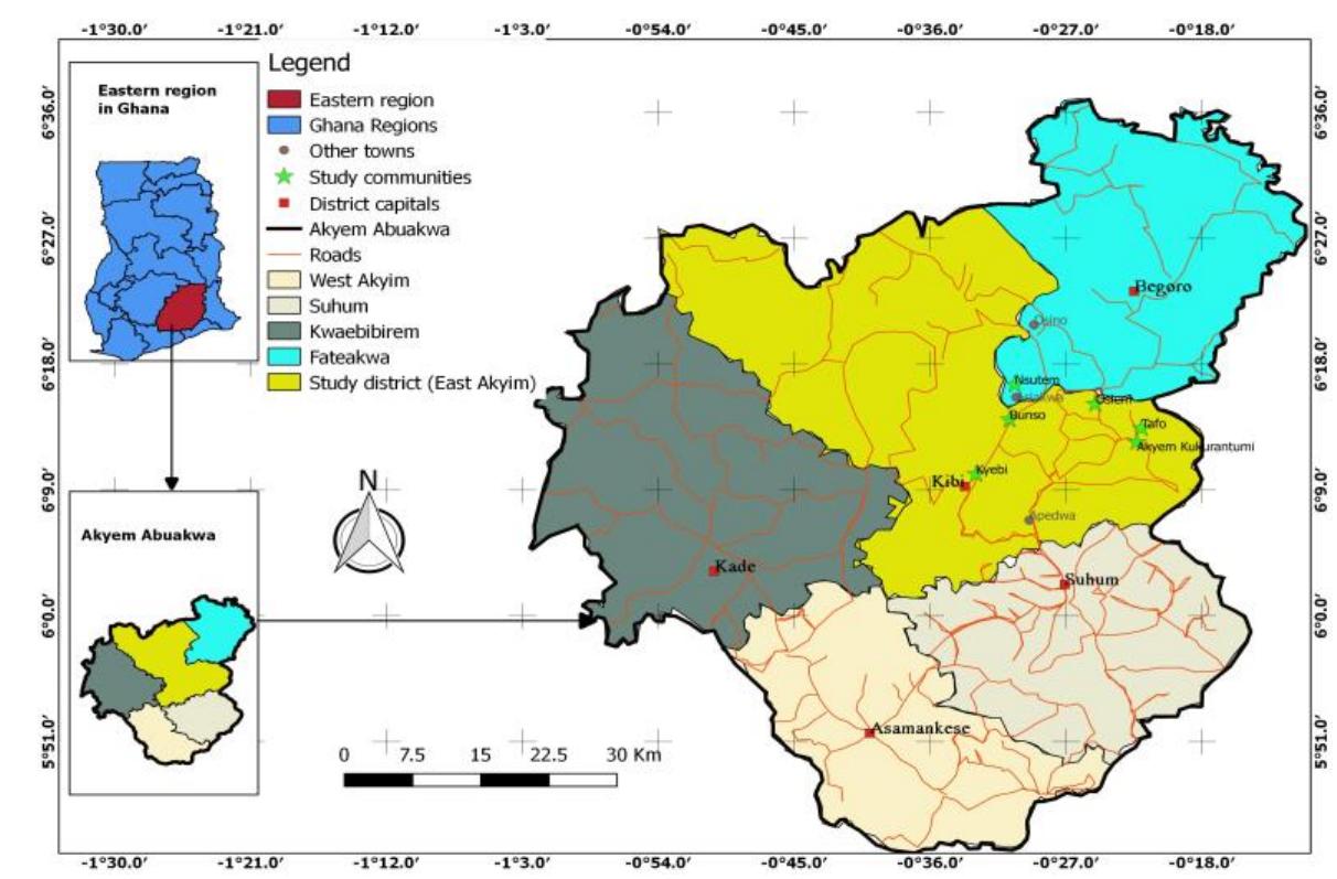 Juabeng Map (PDF) Public Health Policies in the Akyem Abuakwa of Ghana (1850-1957)