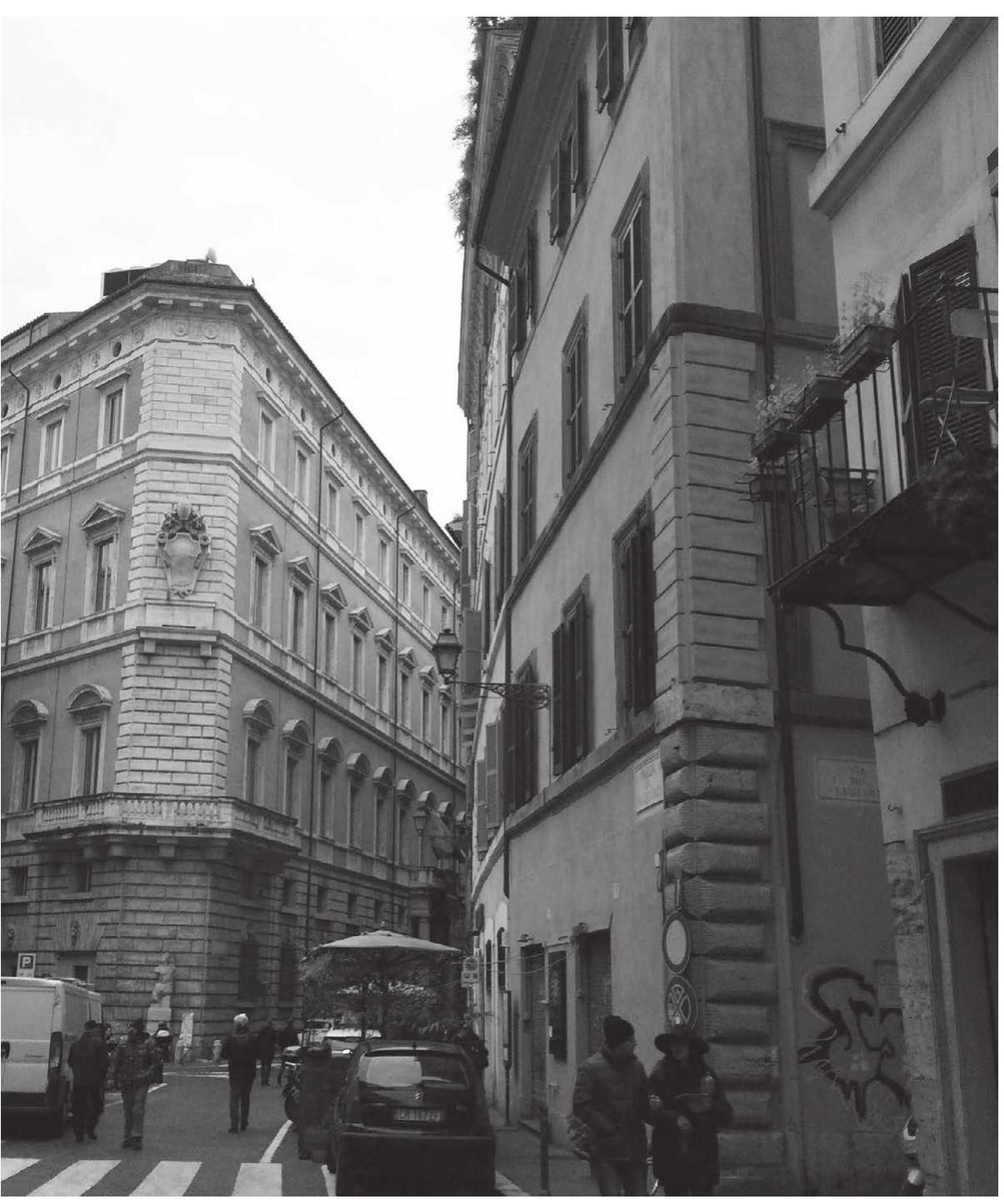 Figure 7.4 Piazza di Pasquino, Rome; formerly known as Piazza di Parione. 