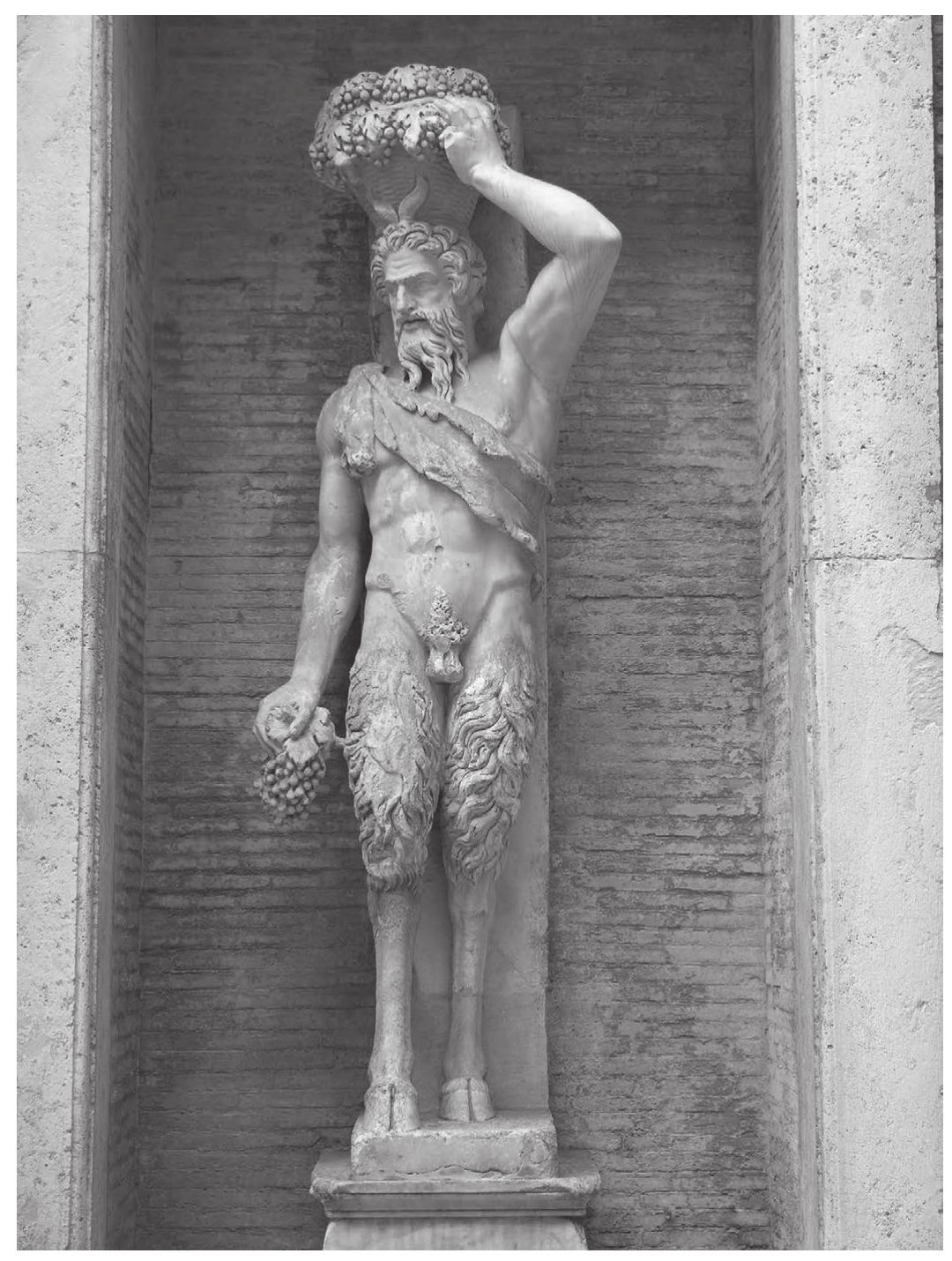 Figure 7.8 Ancient statue of Pan formerly in the Della Valle collection, first century BCE, Capi toline Museums, Rome. 