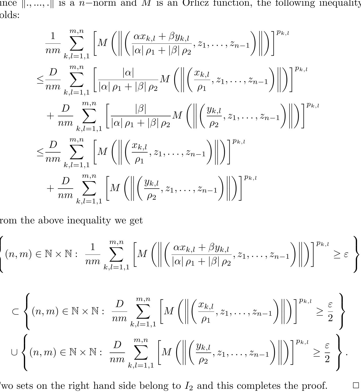 (PDF) Λ-strongly summable sequence spaces in n-normed spaces defined by ...