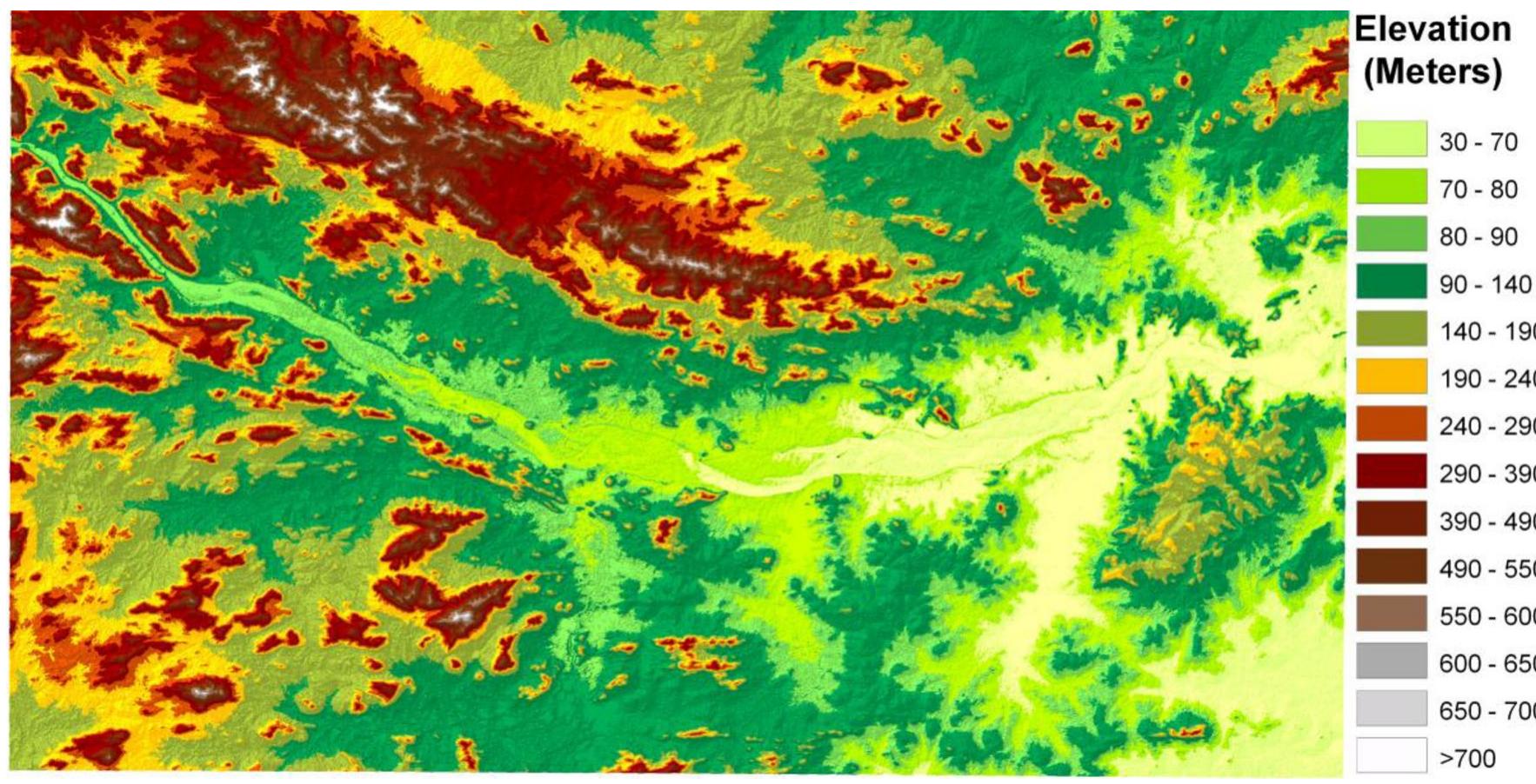 Figure 6 - from Flash Flood Hazard Mapping using AHP model