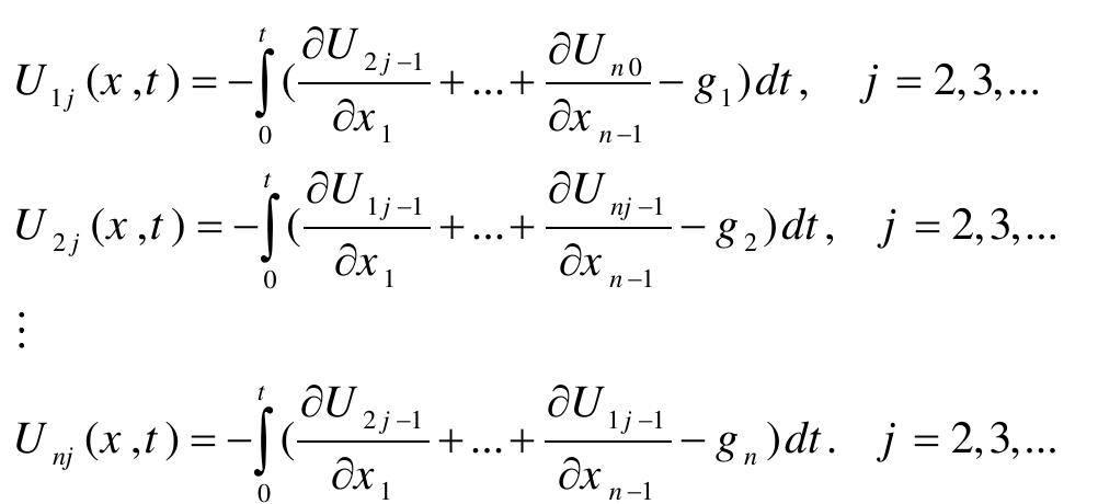 The approximate solution of (10) can be obtained by setting p =1:  International Journal of Applied Mathematical Research  Now to solve the system (10), by Adomian decomposition method constructs the following forms of this method [6, 7]: 
