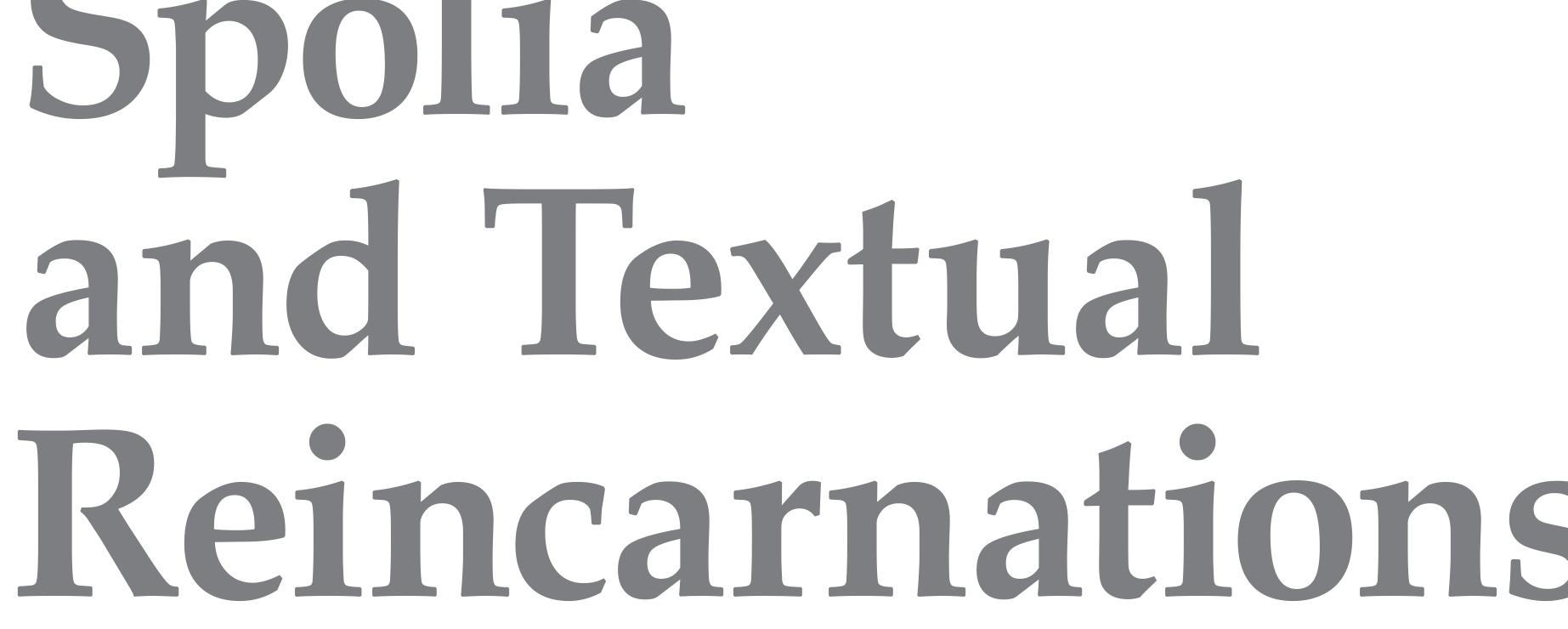 Spolia Colleges Example (PDF) Spolia and Textual Reincarnations: A Reassessment of the Hagia ...