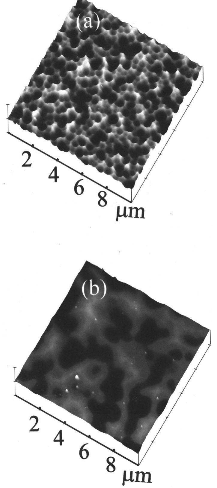 Afm Rms Afm images of a pyrex sample showing the rms surface