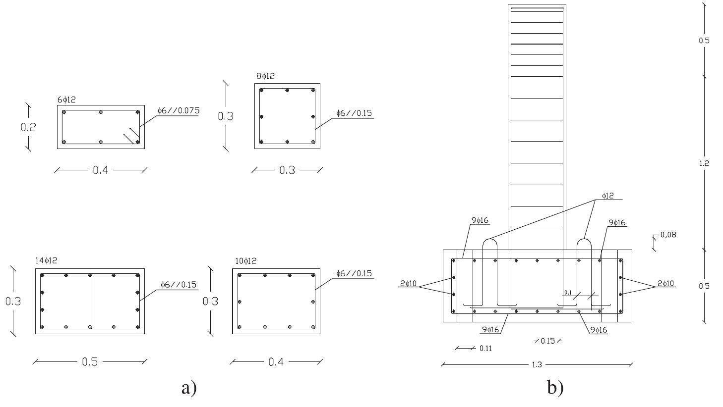 N24 Layout Test setup: (a) general view and (b) schematic layout (plan