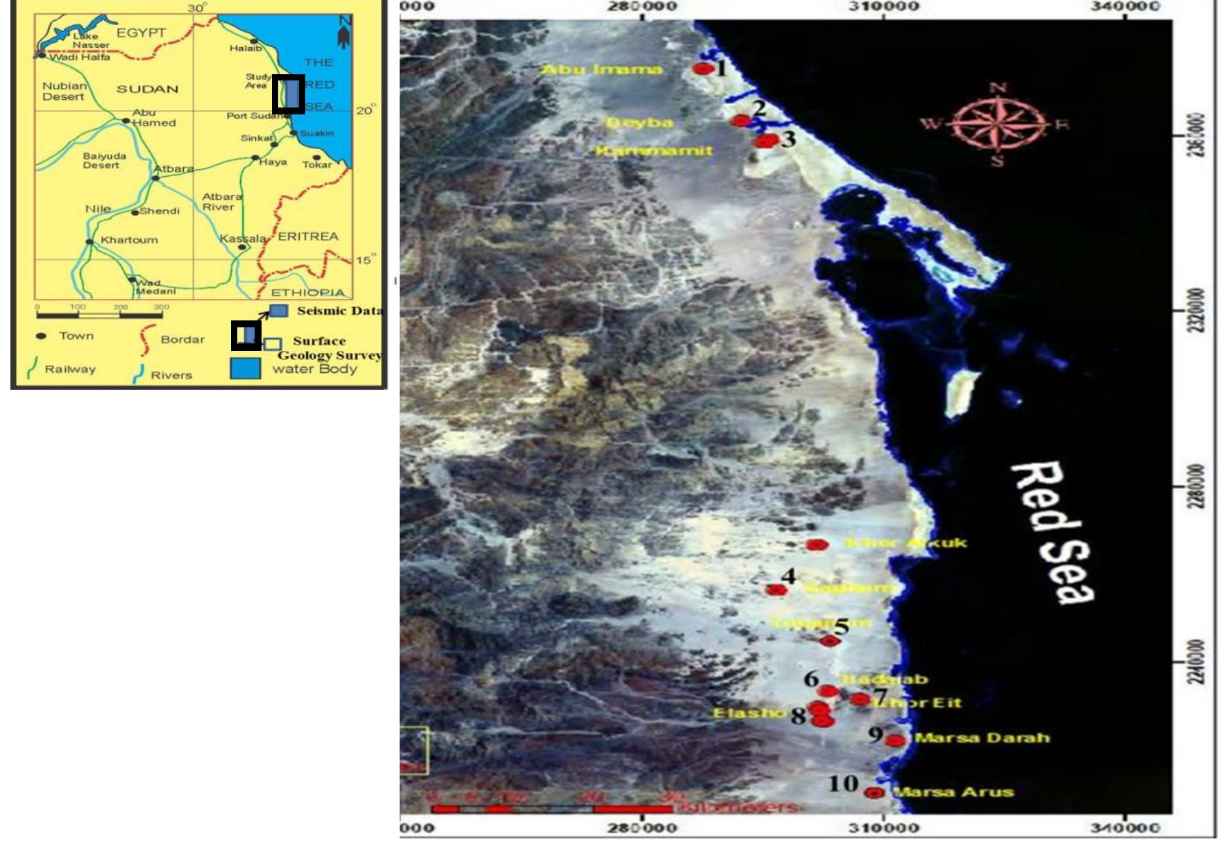 Red Sea Rifting Figure 12 - from Geological and Geophysical Investigation of