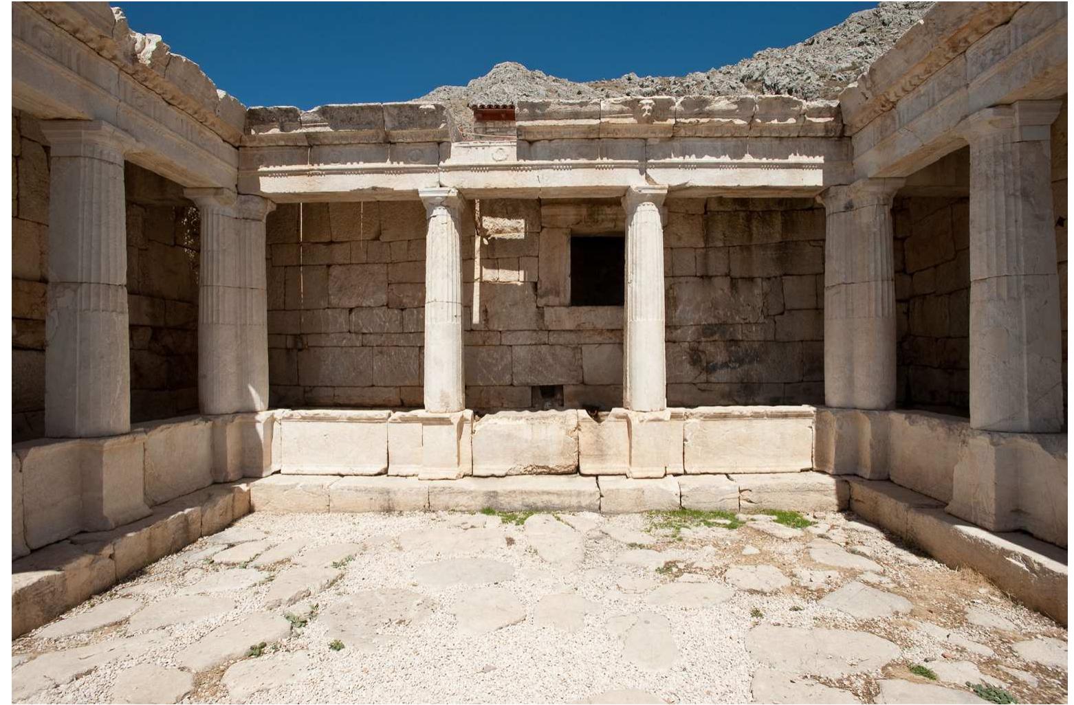 Fig. 4. View of the Doric fountain-house at Sagalassos from the south (Sagalassos Project). 