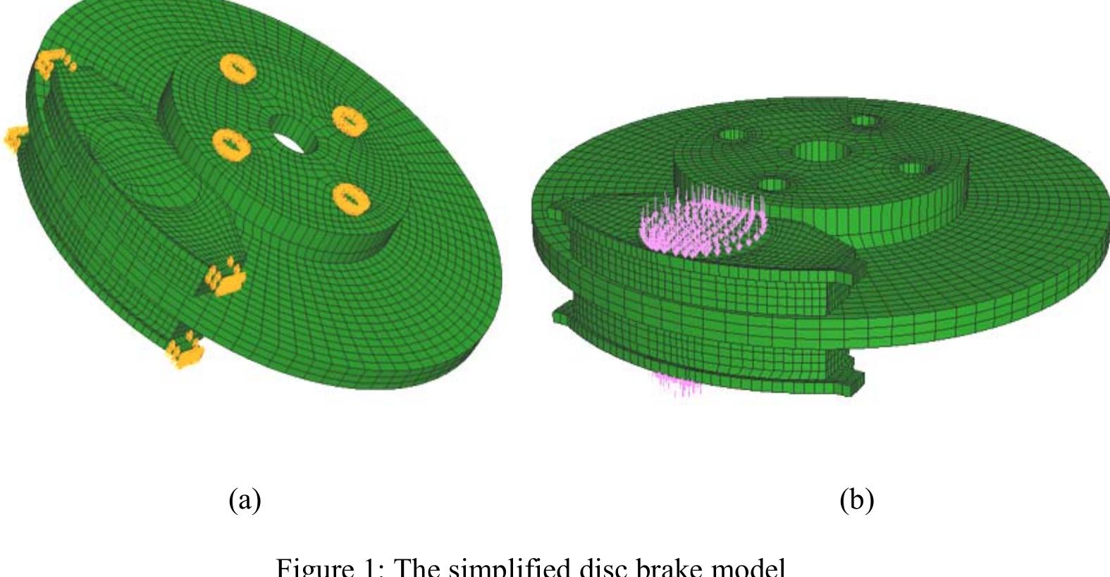 Figure 2 - from Finite Element Analysis of Disc Brake Squeal