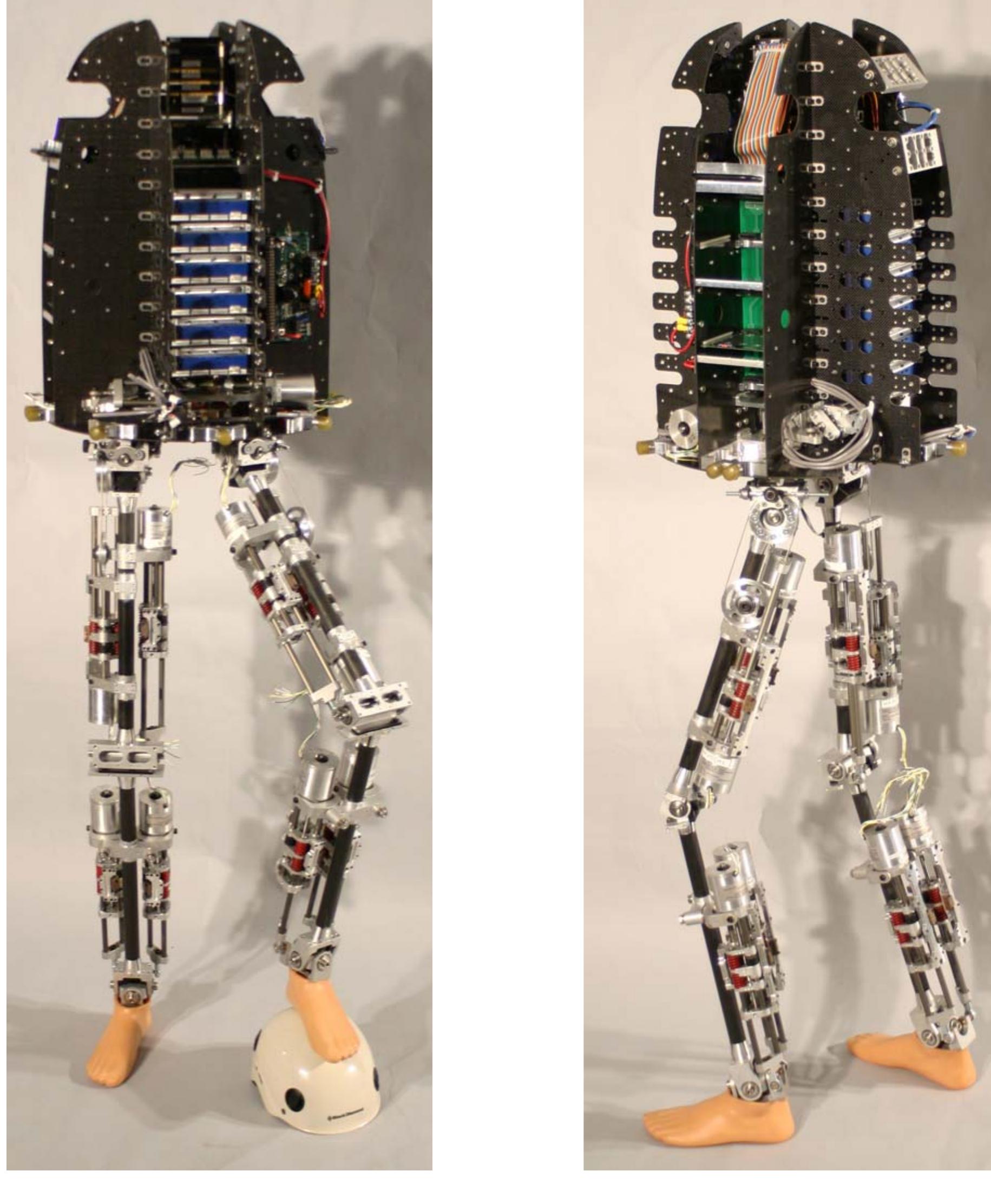 Figure 6 - Design of a bipedal walking robot
