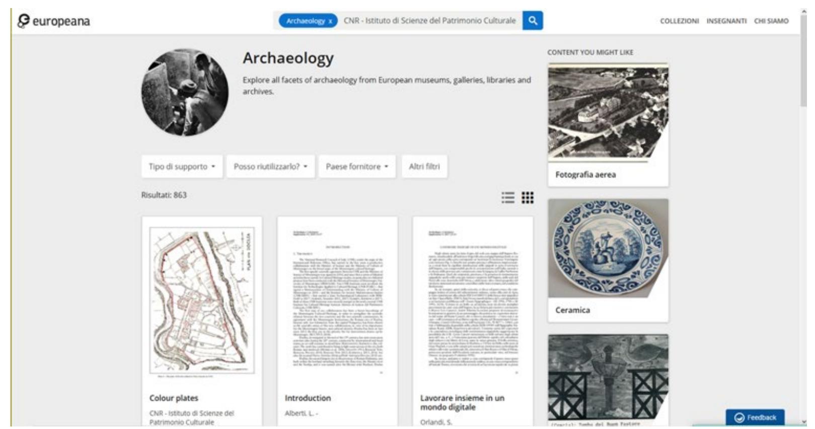 A key to each of the abovementioned advancements towards findability and accessibility of A&C’s resources was the provision of their descriptive metadata. These have been recorded in the database of the journal, which has been implemented over two decades both in content and in technology, pursuing the path of Open Science. A&C’s database currently stores the metadata of more than 1,000 publications, structured according to a simple model. This is based on three main entities, Article, Volume, and Author, and implements the Simple Dublin Core as the basic set for its attributes.”° Their relations return the complexity of the bibliographical resource’s description, which is refined by further ad hoc attributes that are useful for the study and classification of the articles’ contents conducted by our group. 