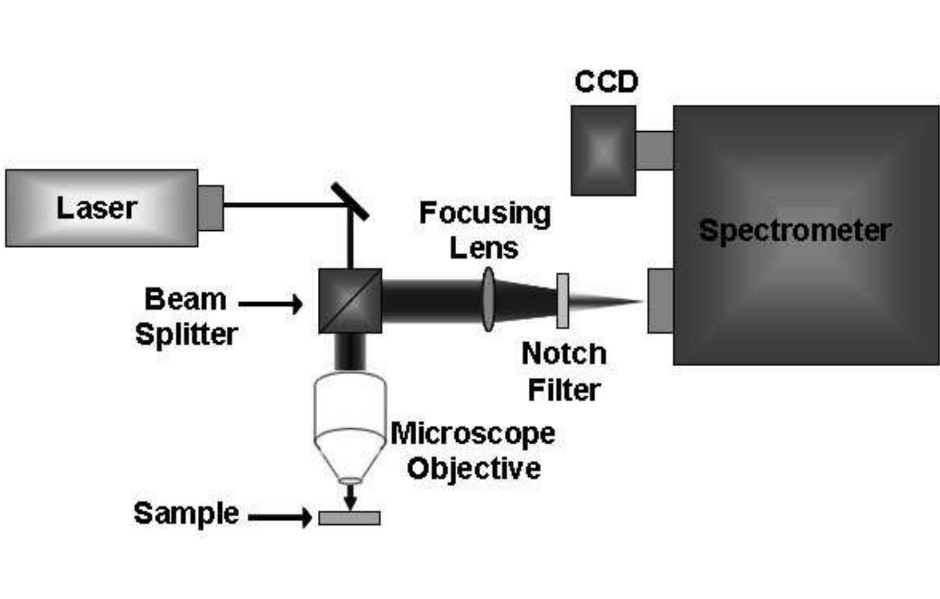 4 schematic diagram of a raman spectrometer. (zabinski et
