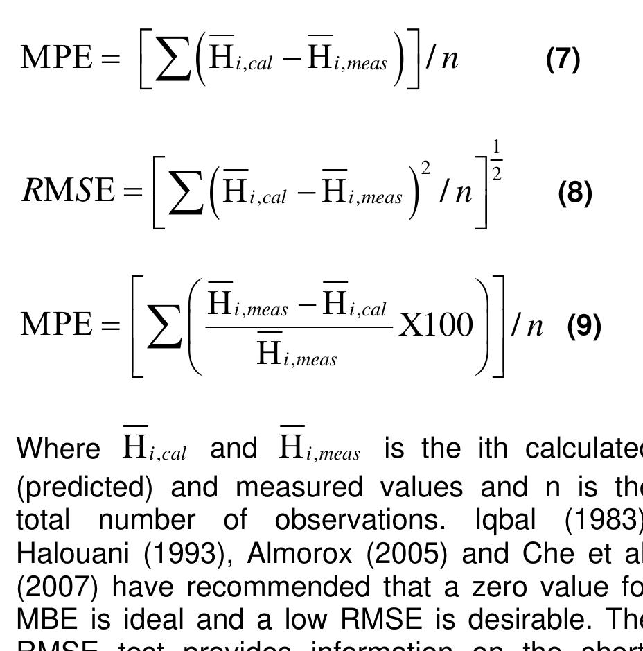 Mbe Error Figure 1 - from Correlation of solar radiation with cloud