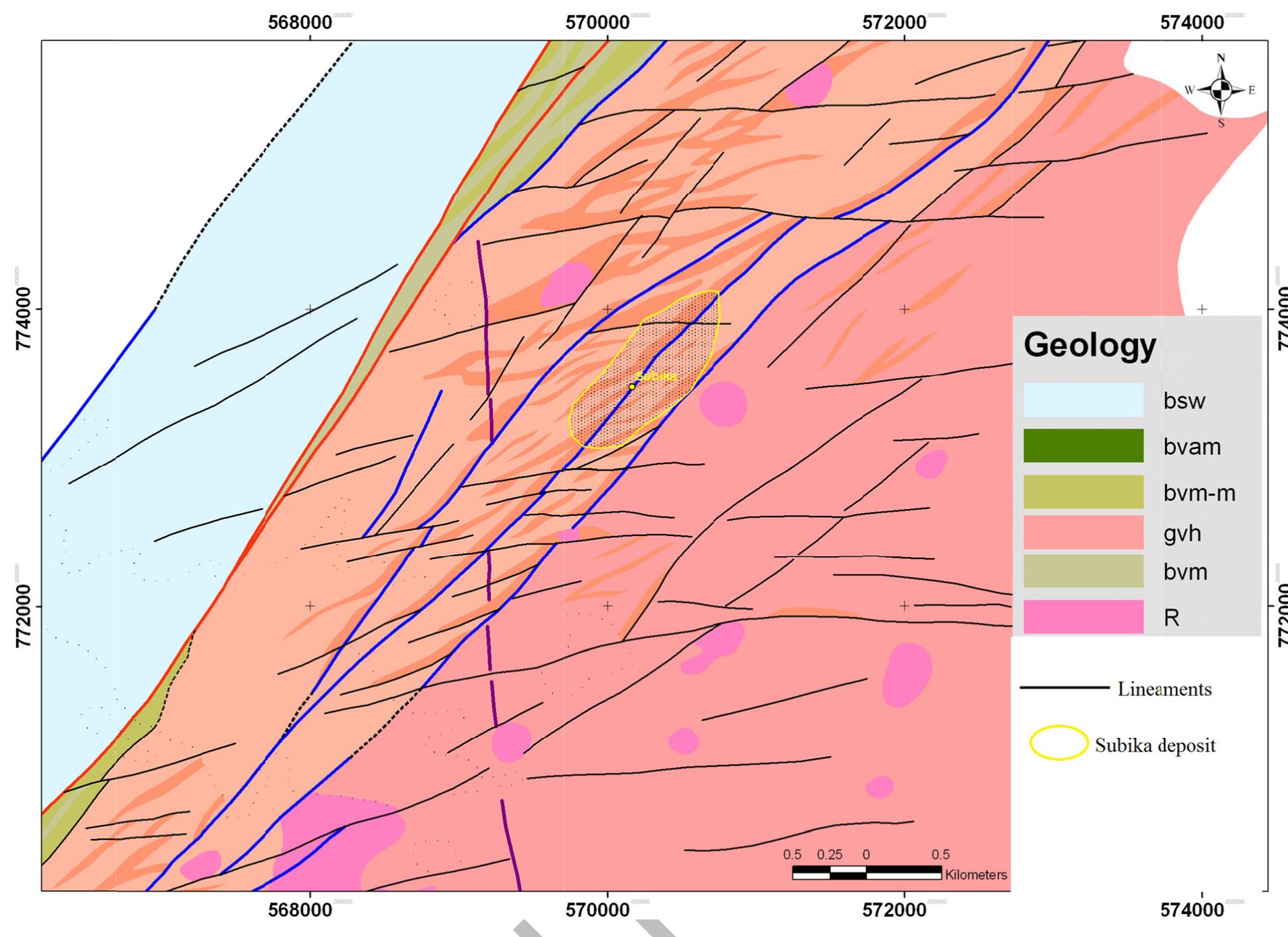 Brimian Rocks Figure 6 - from Integrated Geophysical Study of the Subika