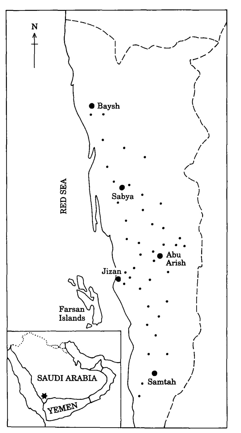 Tihamah Map (PDF) Vegetation-soil relationships in Tihamah coastal plains of Jazan ...
