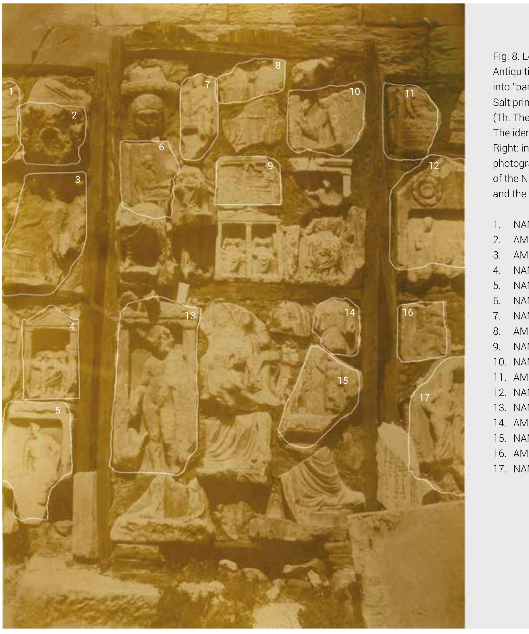 preserves information on the provenance of the works, evidence that otherwise would have been lost after their transfer to collections®®. As has been acknowledged by many earlier and modern scholars, Pittakis made up for his deficiencies with his industriousness, sincere patriotism, constant ardent passion and love for antiquities*®. As he himself points, “As a person | may have made mistakes, but no man is infallible. My intention has always been the common good and the dissemination all over the world of the Greek culture through the Greek glory'*". 