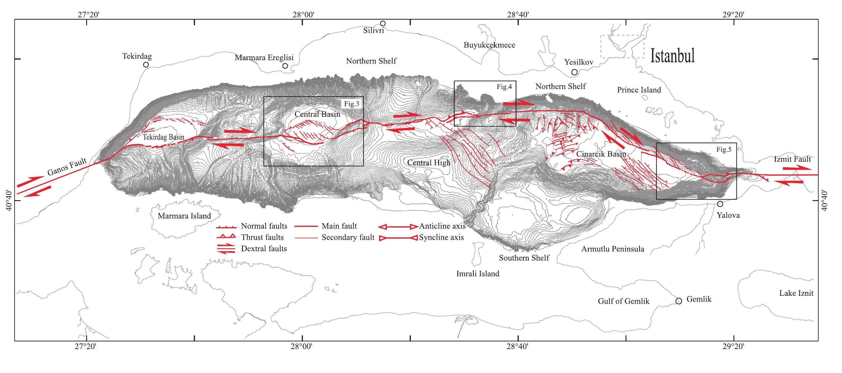 (PDF) The North Anatolian fault in the Sea of Marmara