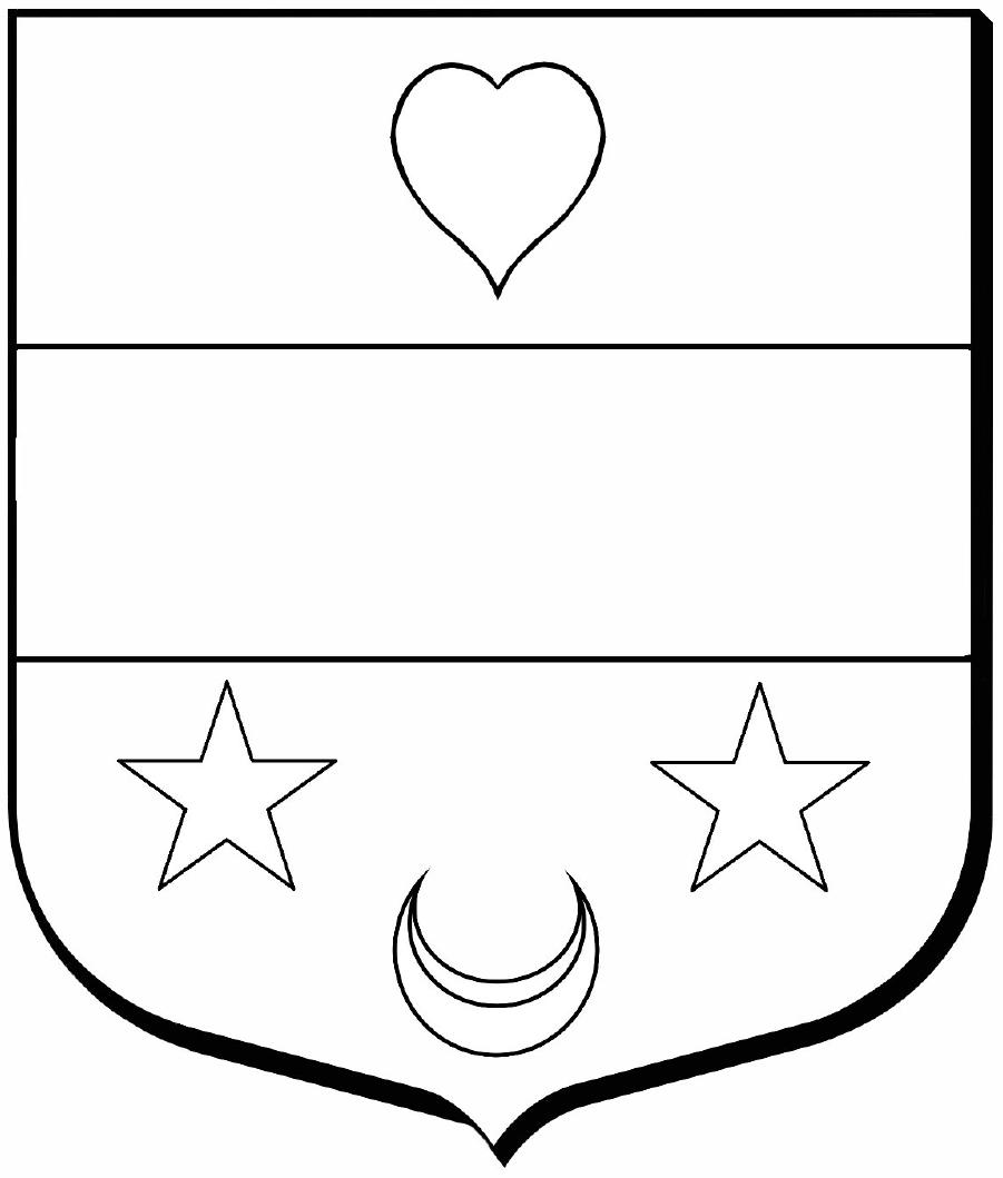 Fig. 16: Coat of arms of Luc Antoine Parrenin, 1733 (reconstruction after his seal by Jean-Paul Fernon). 