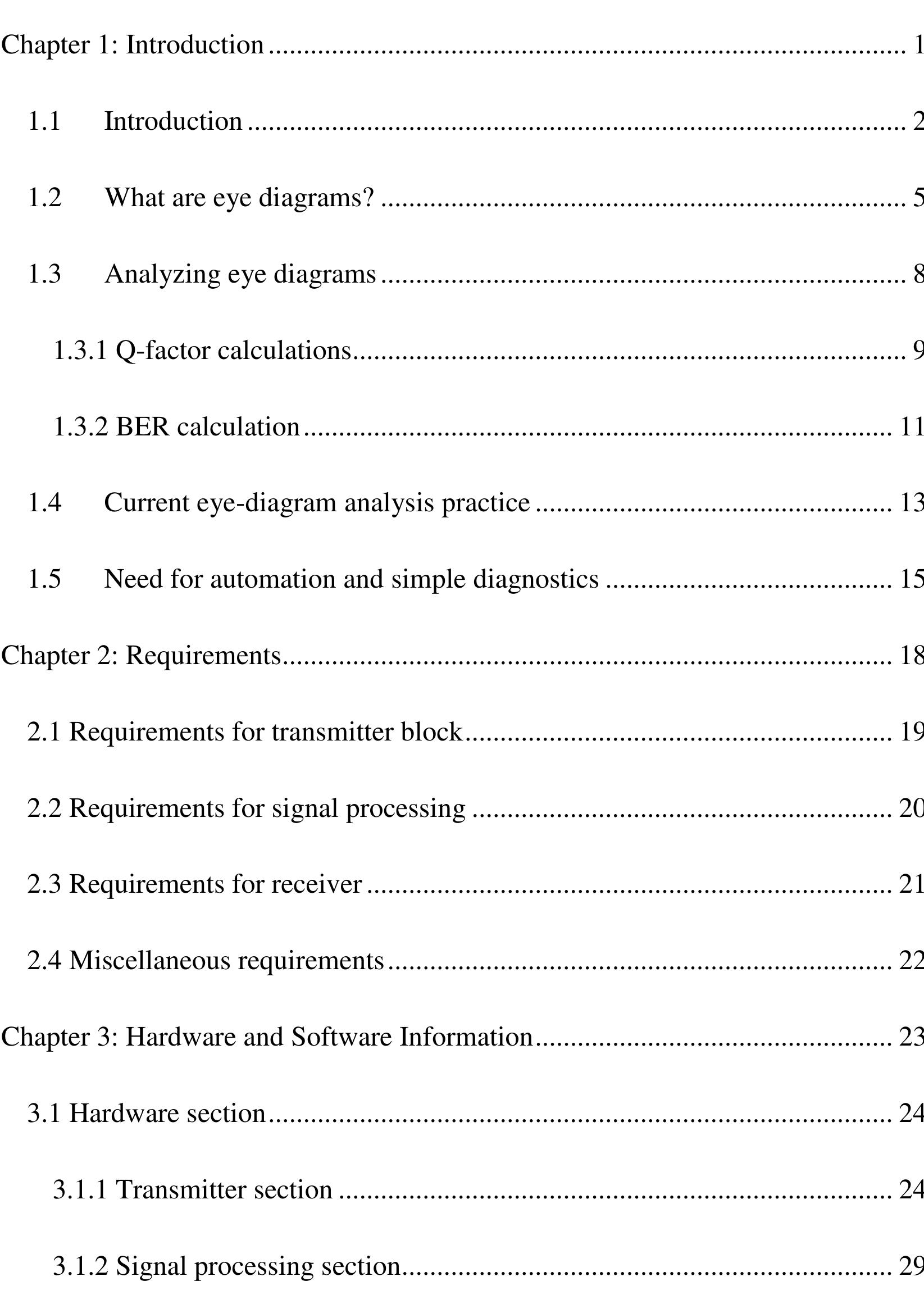 Table 1 - from Eye Diagram Assessment Platform for