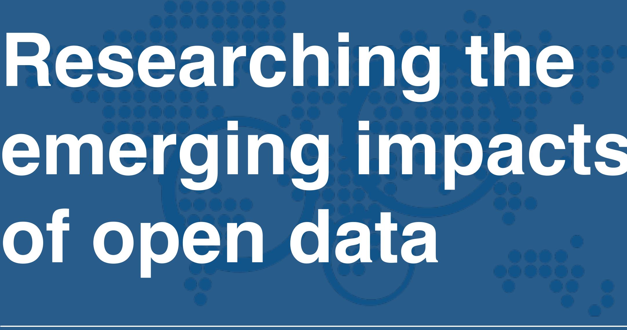(PDF) Researching the emerging impacts of open data - ODDC conceptual ...