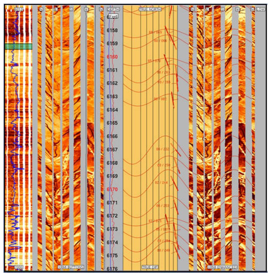 Awi 19-20h xrmi log (6233-6637’). an example of a steeply