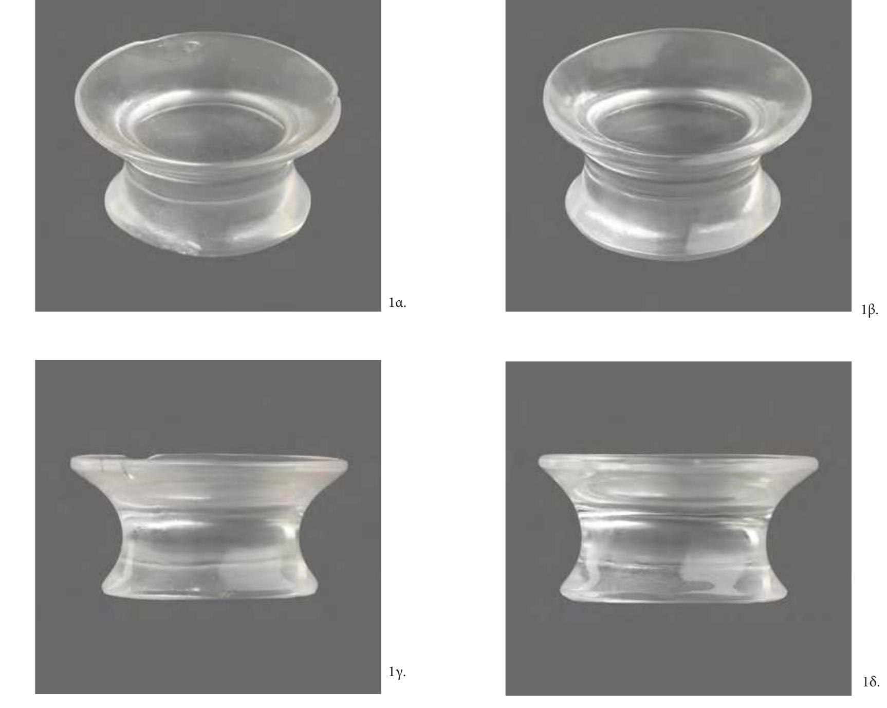 Ex. la-5. Zevyog KpvotaAAtvwv MVIWOGXHLWV avtiKEeiLevwv amd THY apxaia Aikata, ApxatodoytKd Movoeio Kopotnvig ATK 719-720 (© Egopeia Apxatotitwv Podomns, Pwtoypagiec: Op. Kovpaxns). 