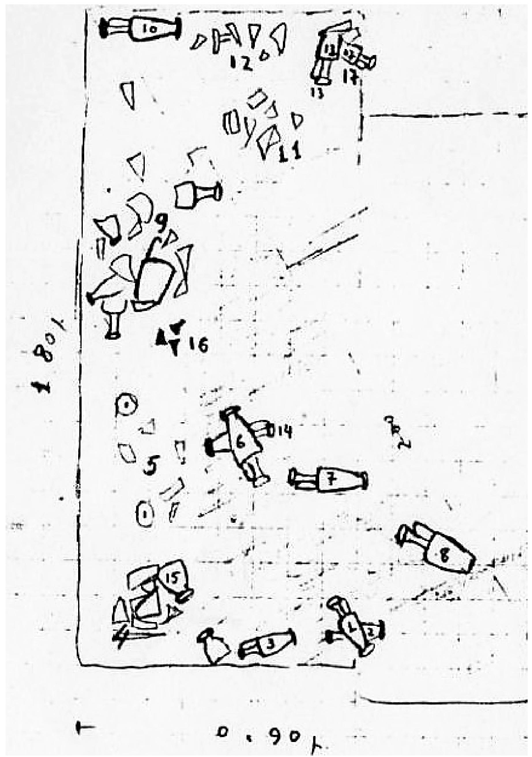 Pl. 32. Pyre 3. Agios Athanasios, Liopesi (Paiania). Photo Ephorate of Antiquities of Eastern Attica. 