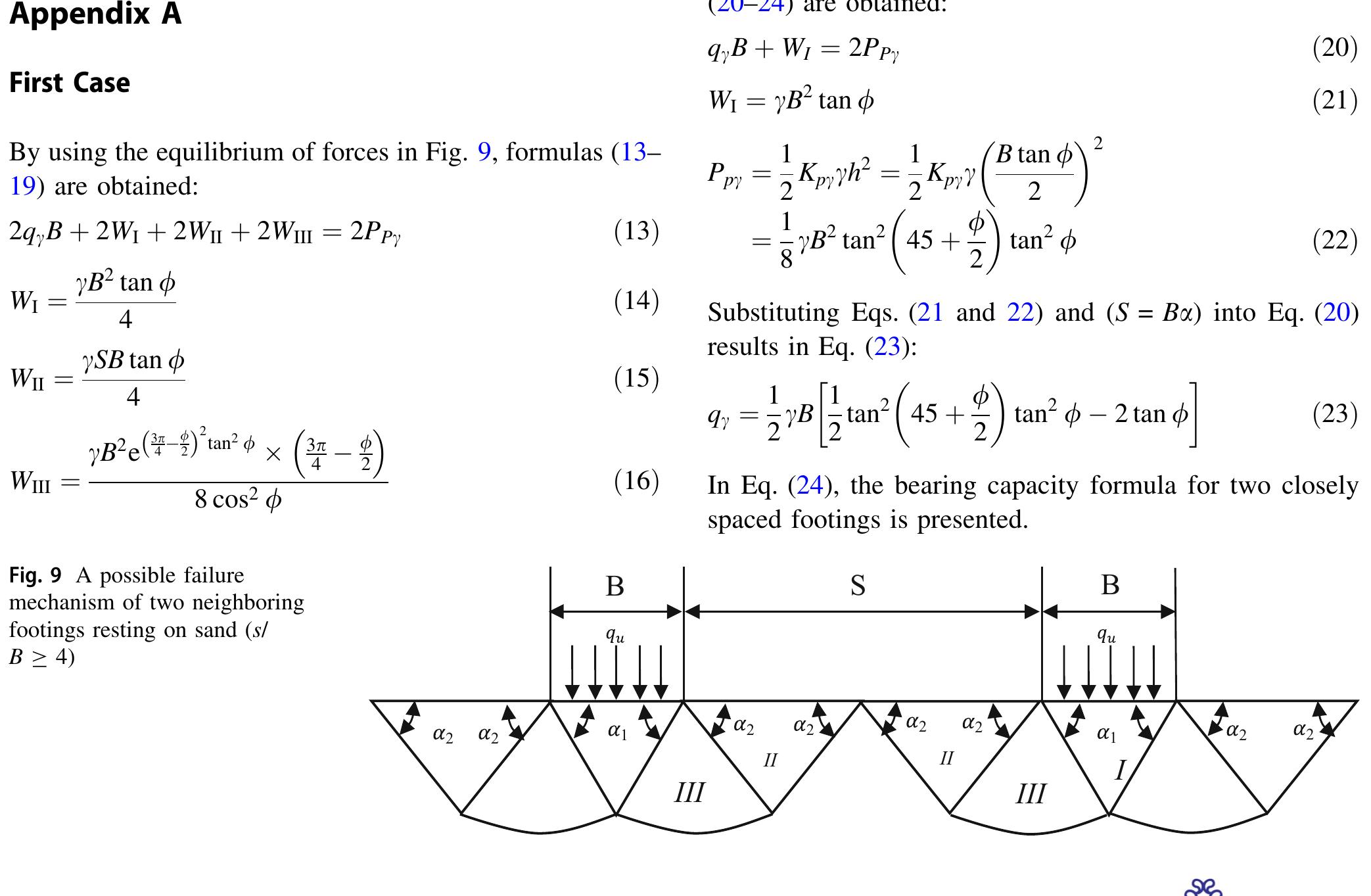 (PDF) A Numerical and Analytical Study on the Bearing Capacity of Two ...
