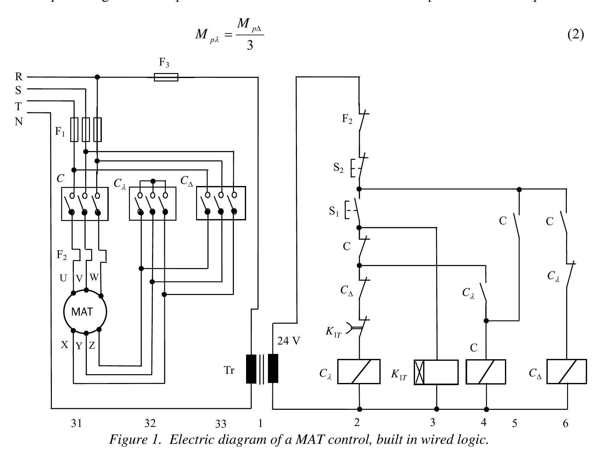 Programmed Electrical 2.2 electrical diagram of a mat control, built in programmed