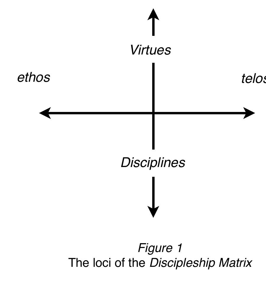 The construction of the discipleship matrix involving human