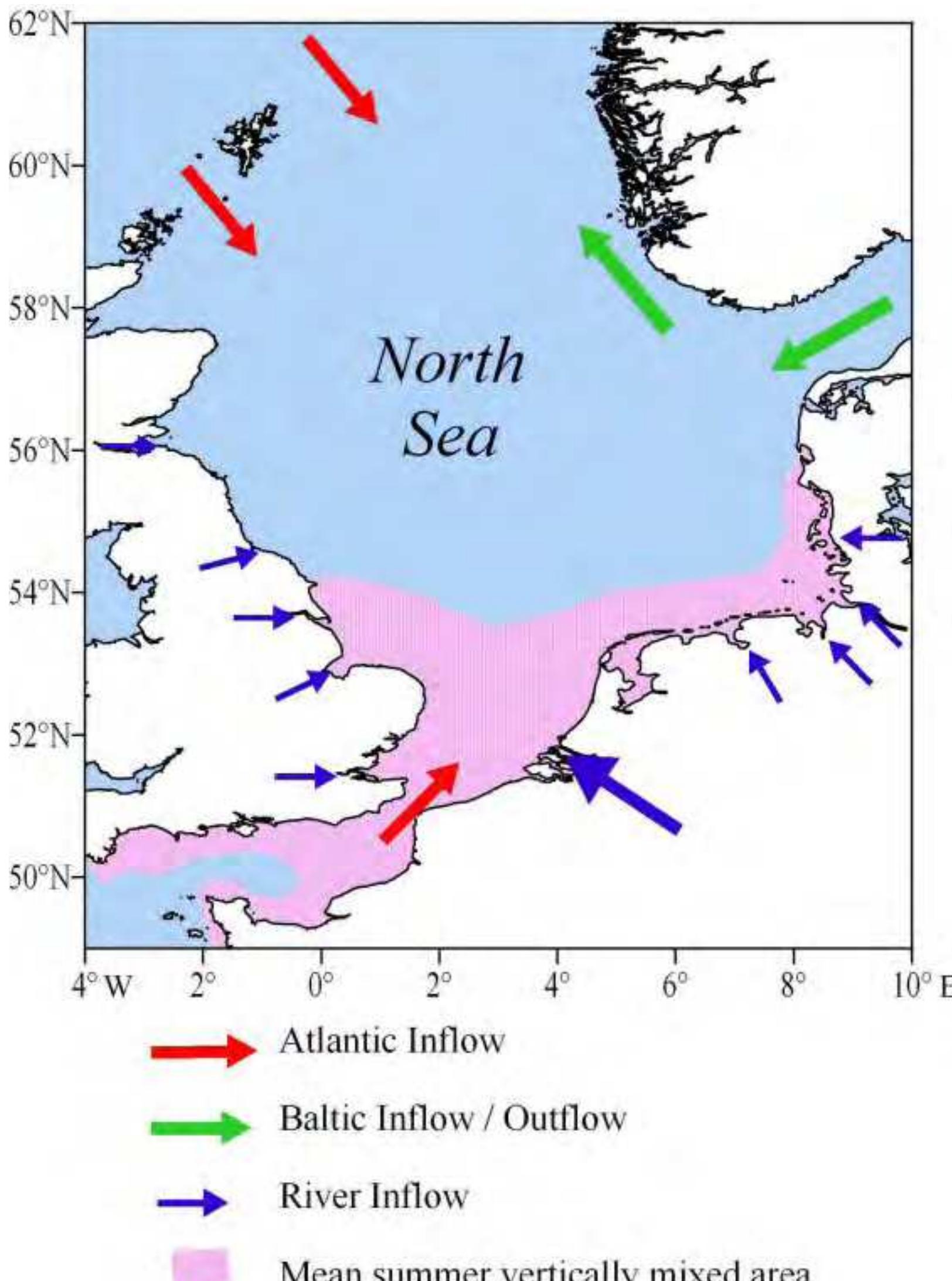 7. schematic diagram of north sea physical features. general
