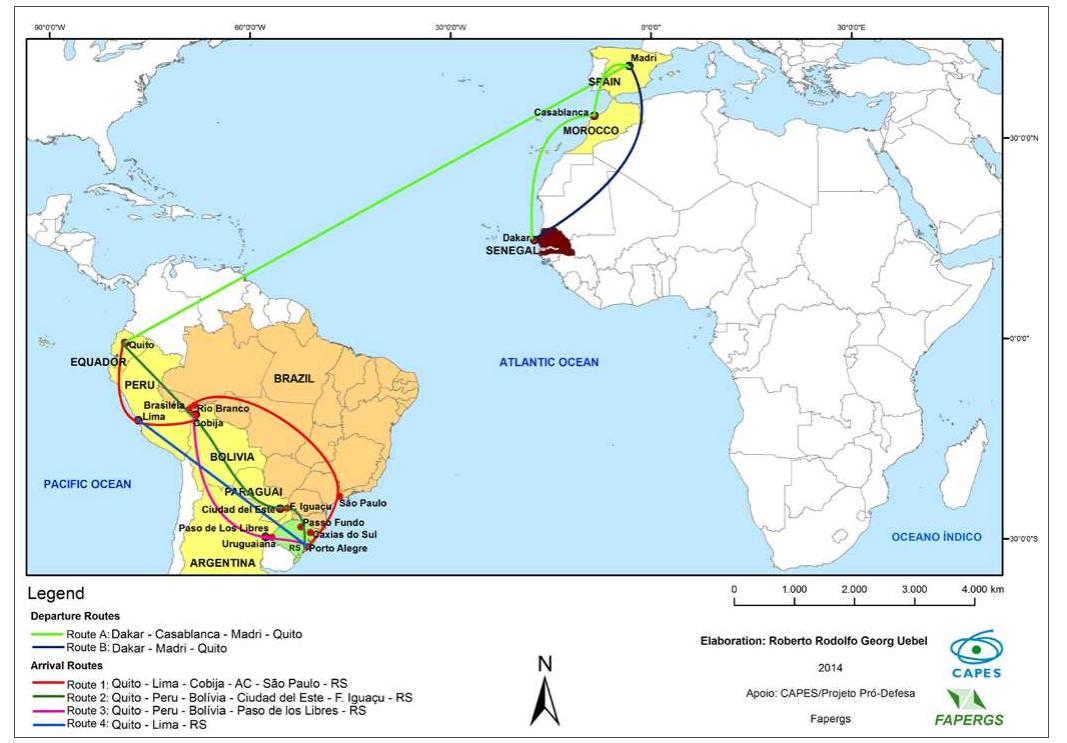 Figure 5 - from TRANSBORDERINGS IN SOUTH AMERICA. SOME