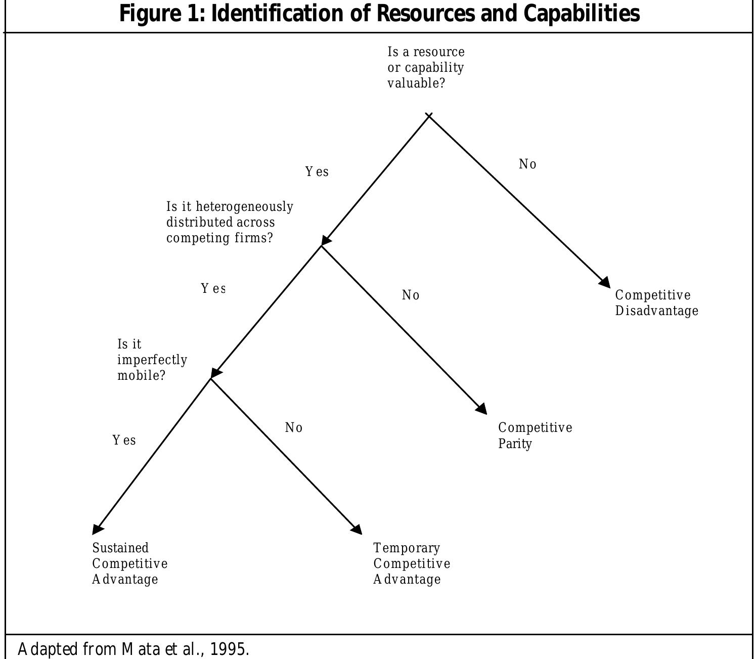 (PDF) Resource Based View (RBV) of Competitive Advantage: An Overview