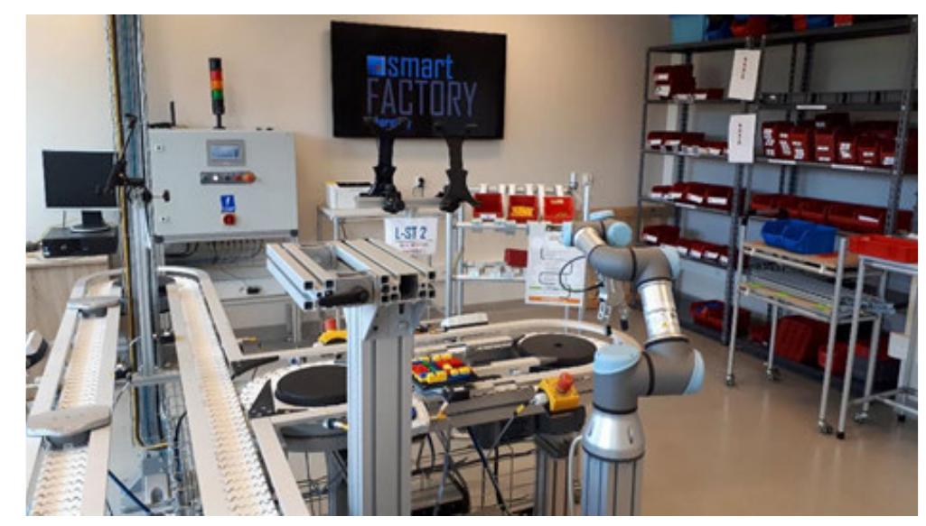 FIGURE 1. View of the SmartFactory laboratory. 