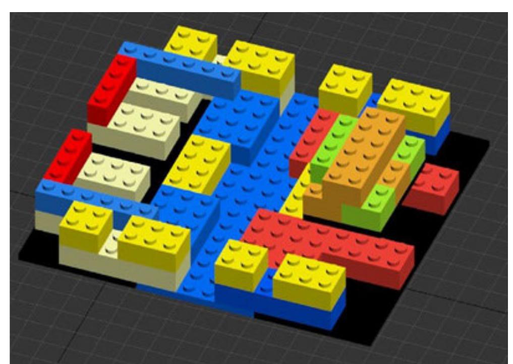 FIGURE 2. An example of a product made of Lego blocks. 