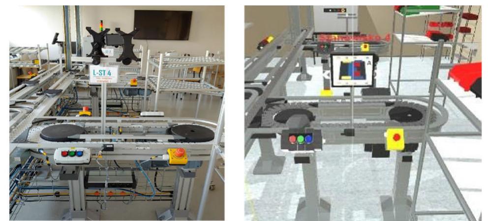 FIGURE 6. Construction of a virtual application in the unity engine. 