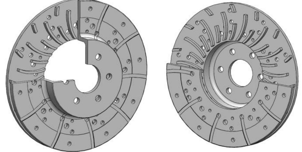 -12: section view of modified design of rotor from the