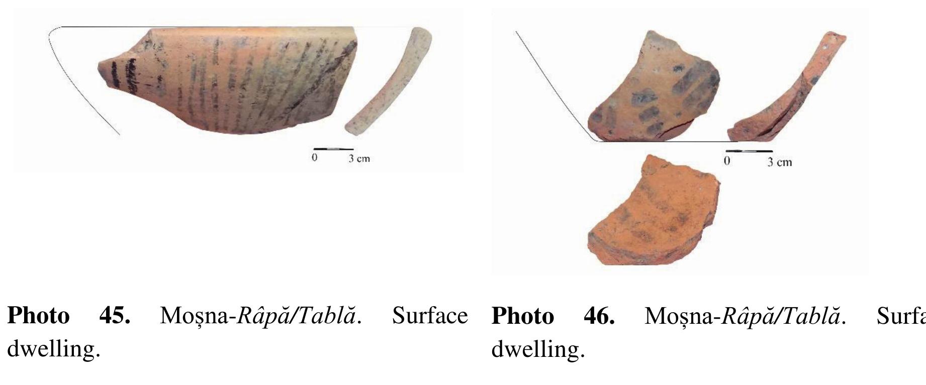 Shape: tronconical bowl; Fine category (good polished brick-like angobe, outside); Jomogeneous paste; Temper: fine grain sand; Very good firing; Brick-like-yellowish color. -ainted ornament: outside; Black painting; Geometric; Bichrome. 