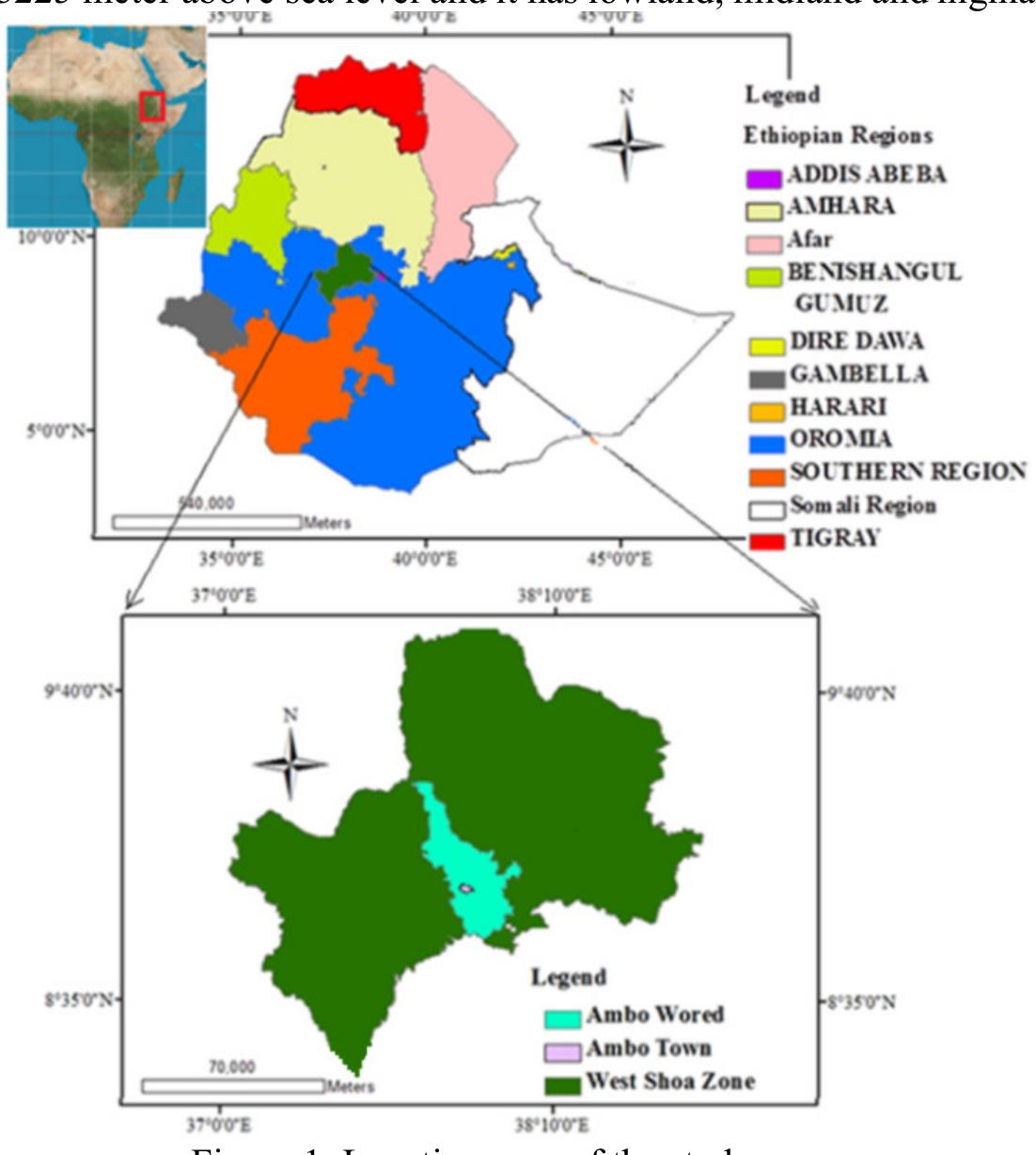 Landslide hazard zonation map of ambo woreda journal of