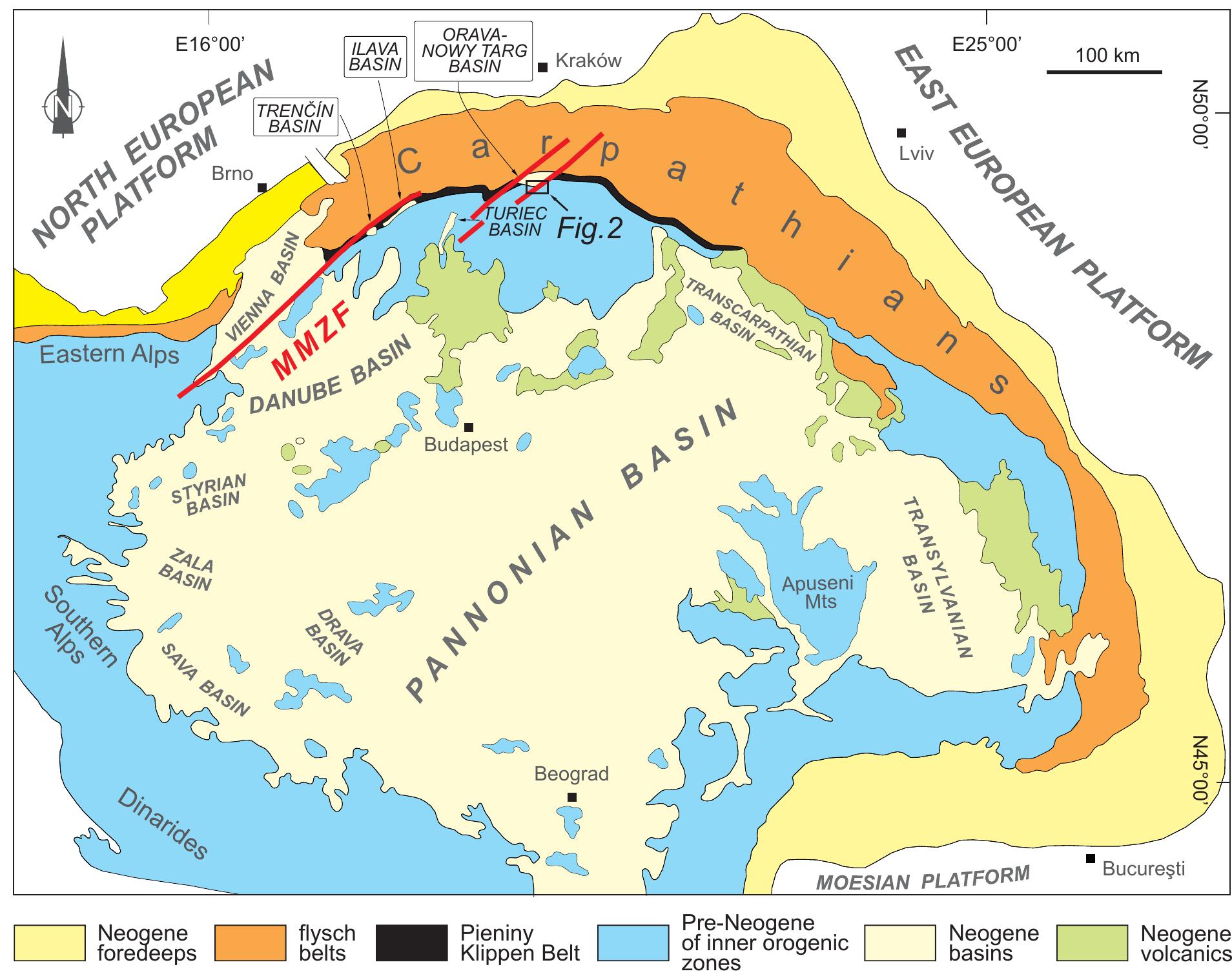 Neogene System Figure 1 - from The intramontane Orava Basin – evidence of