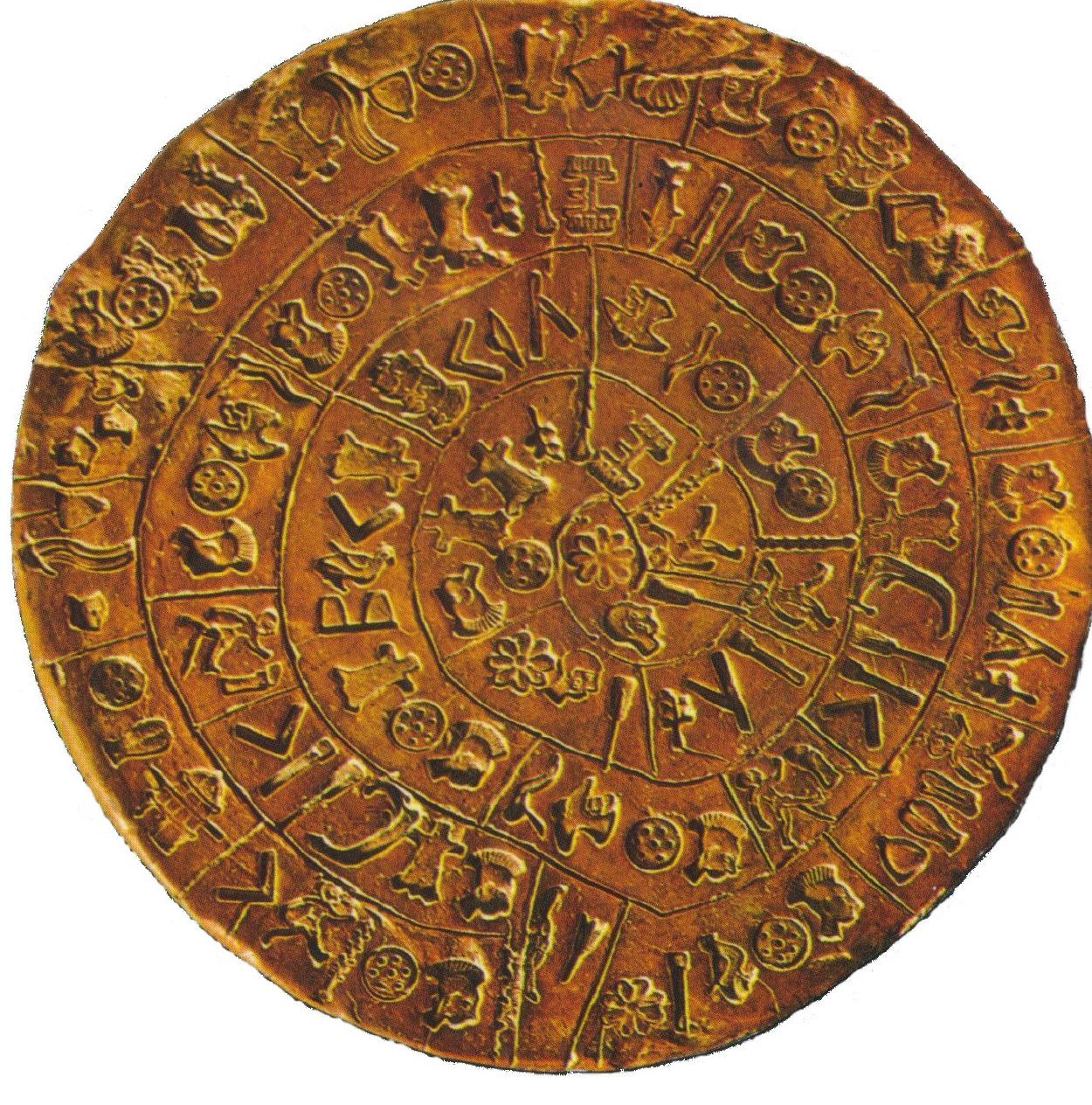 Figure 6 - from The Phaistos disc : a Luwian letter to