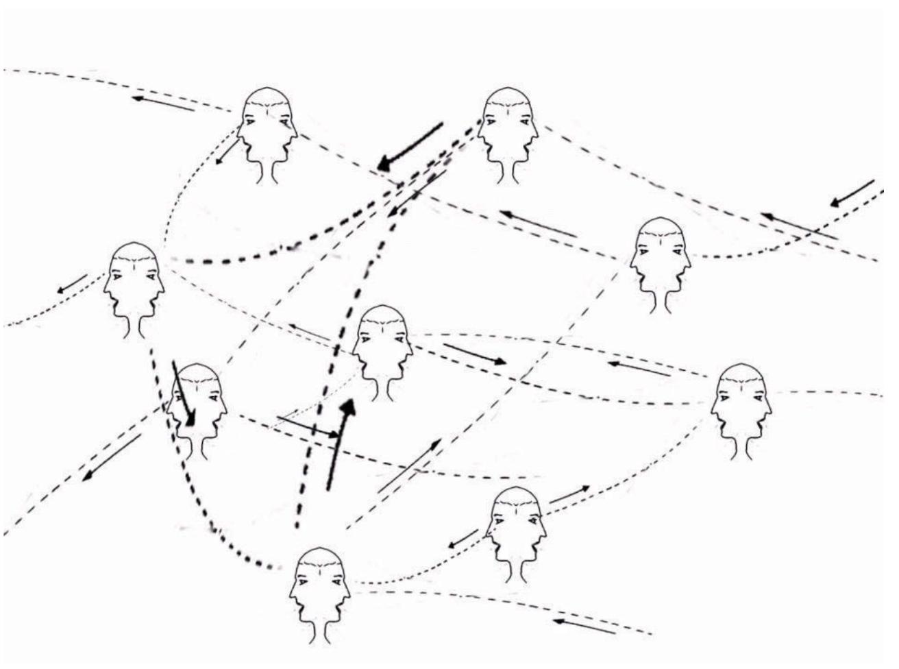 movement, struggle and change involved in visual conversations.  Figure 3.10 Janus as representative of digital memetic visual conversation  conversation. In fact, there will never be a perfect representation because of the 