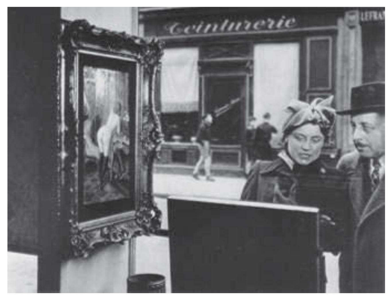Figure 9.7 Robert Doisneau,’An oblique look’, 1948, SIMOMA 