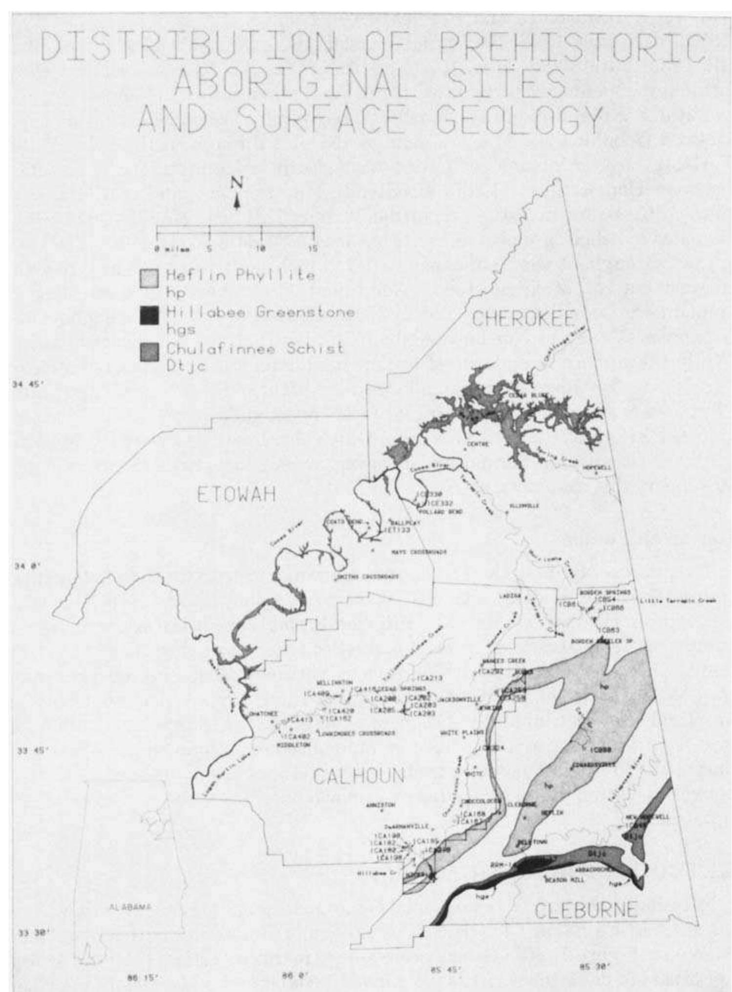 Base map delineating the metamorphic rock units and