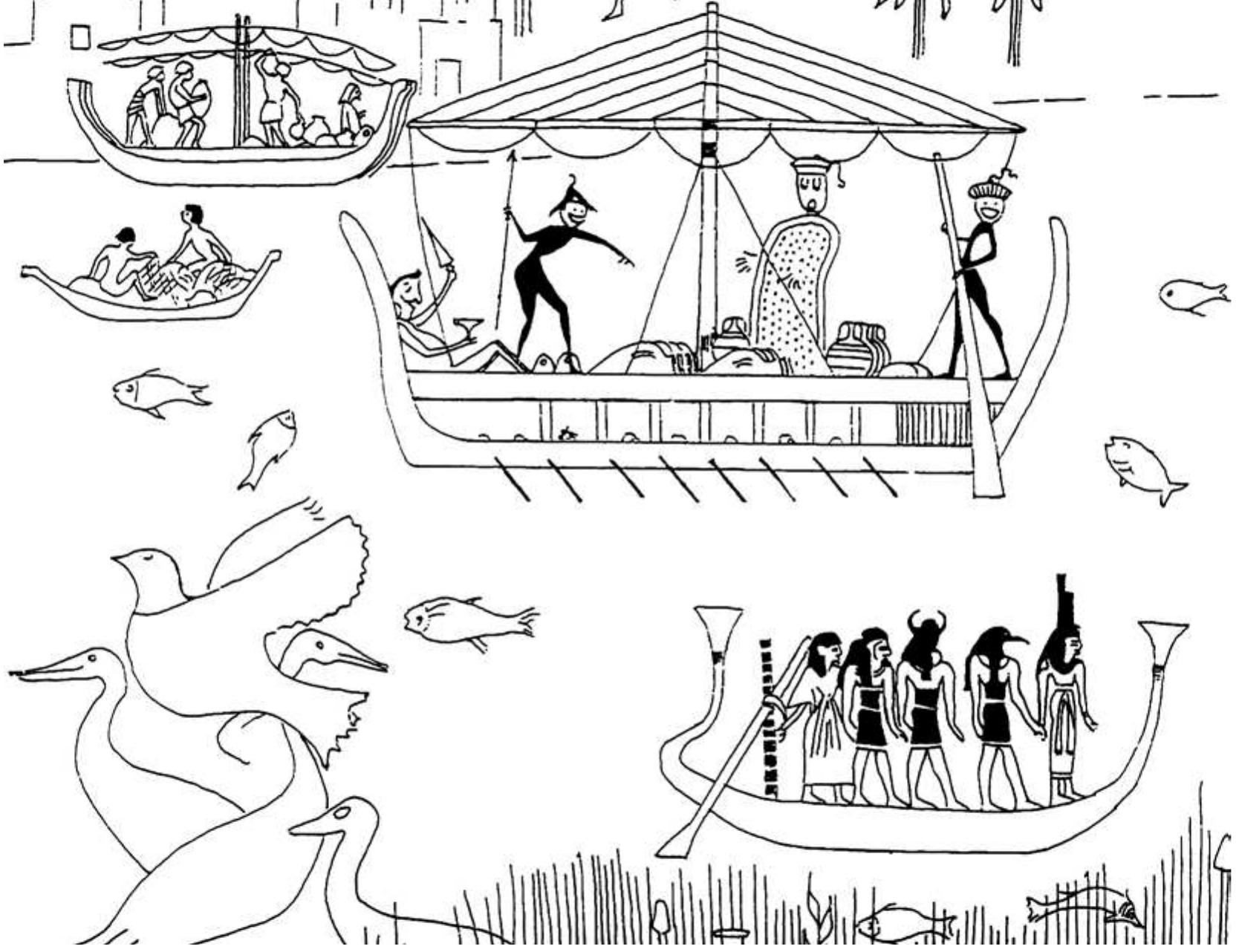 Mycenaeans In Egypt Drawing By H Hankey