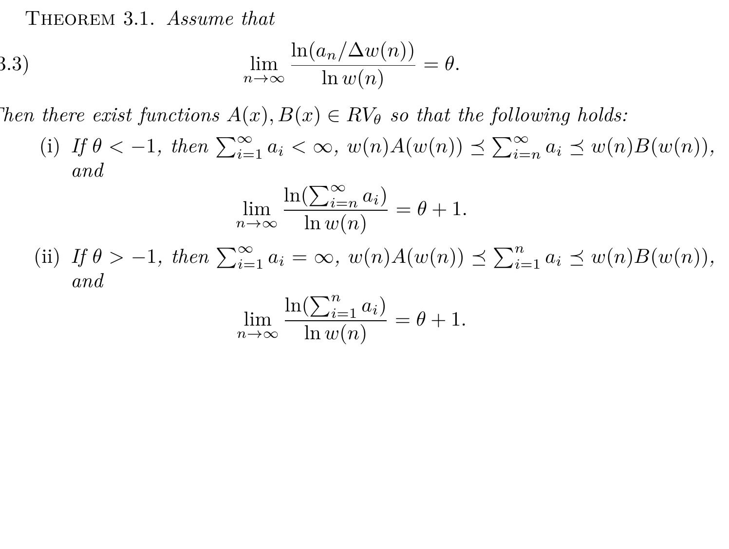 Now we generalize Lemma 2.2 as follows. The following test is new and to out knowledge has not been stated yet. 
