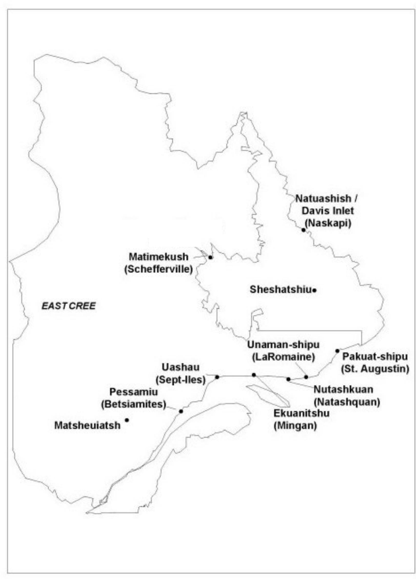 Figure 1 - from Language attitudes and use in the Innu